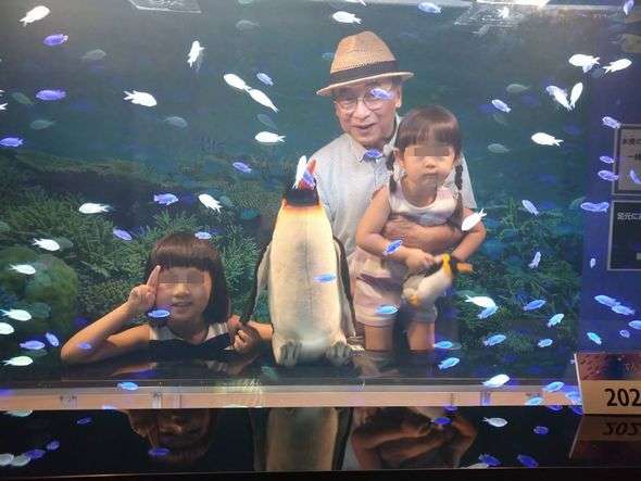 今日は天満屋水族園、孫へのサービスデー(^^♪